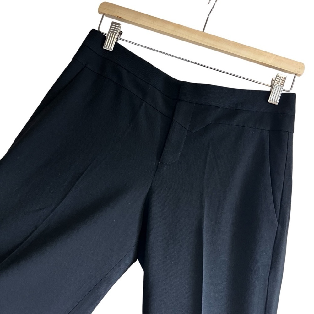 Helmut Lang wool slim fit mid rise black dress pants size 2 excellent condition - Picture 5 of 13
